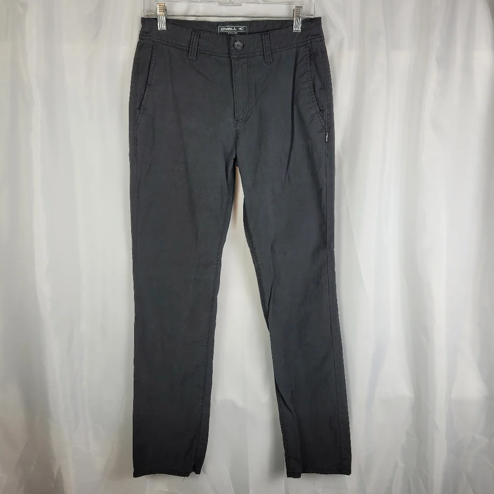 O'NEILL Mission Hybrid Standard Fit Black Outdoor Chino Pants Mens Size 28